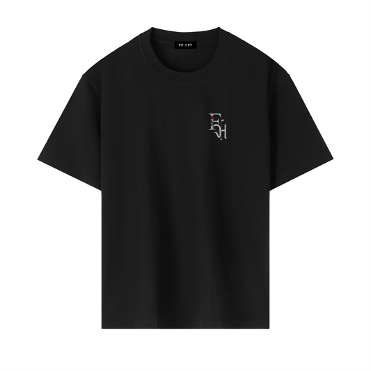 FH ROSEPRINT Heavyweight Drop Shoulder Cotton T-Shirt