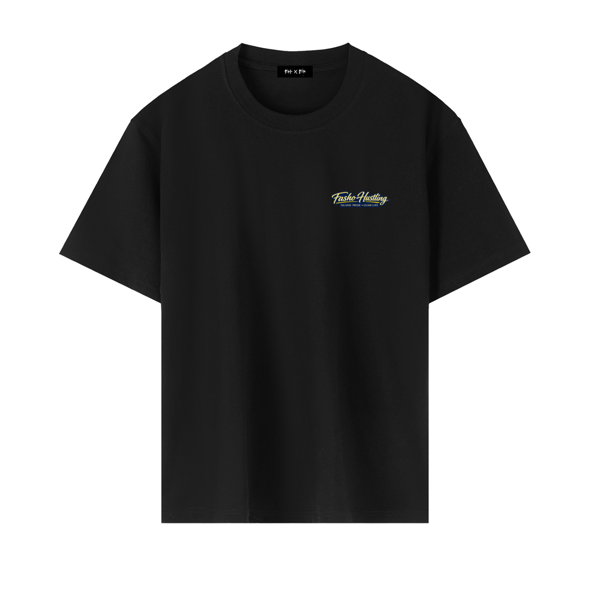 GUAM DROP Heavyweight Drop Shoulder Cotton T-Shirt