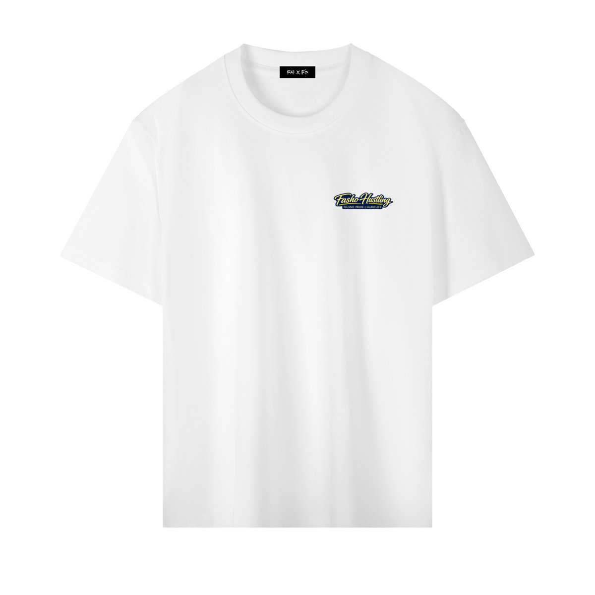 GUAM DROP Heavyweight Drop Shoulder Cotton T-Shirt
