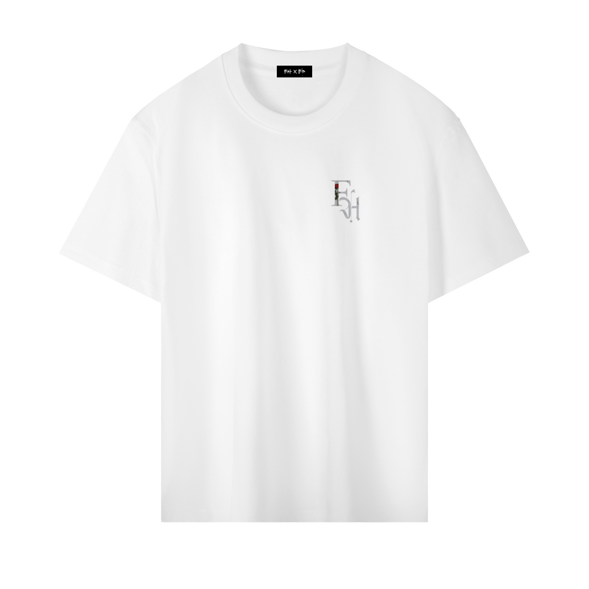 FH ROSEPRINT Heavyweight Drop Shoulder Cotton T-Shirt